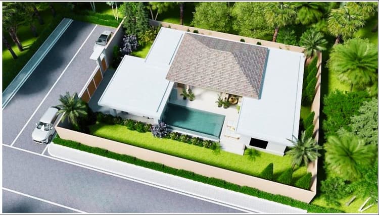 Din Daeng Villas main view