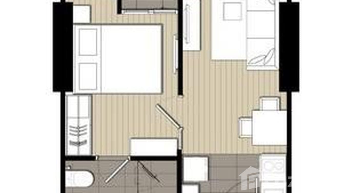 Floor plan 6 for 1BR