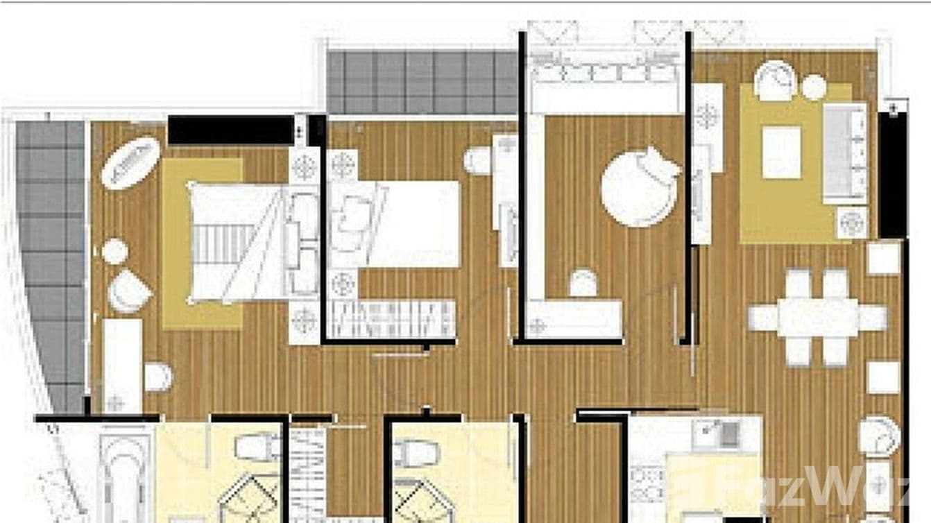 Floor plan 2 for 2BR