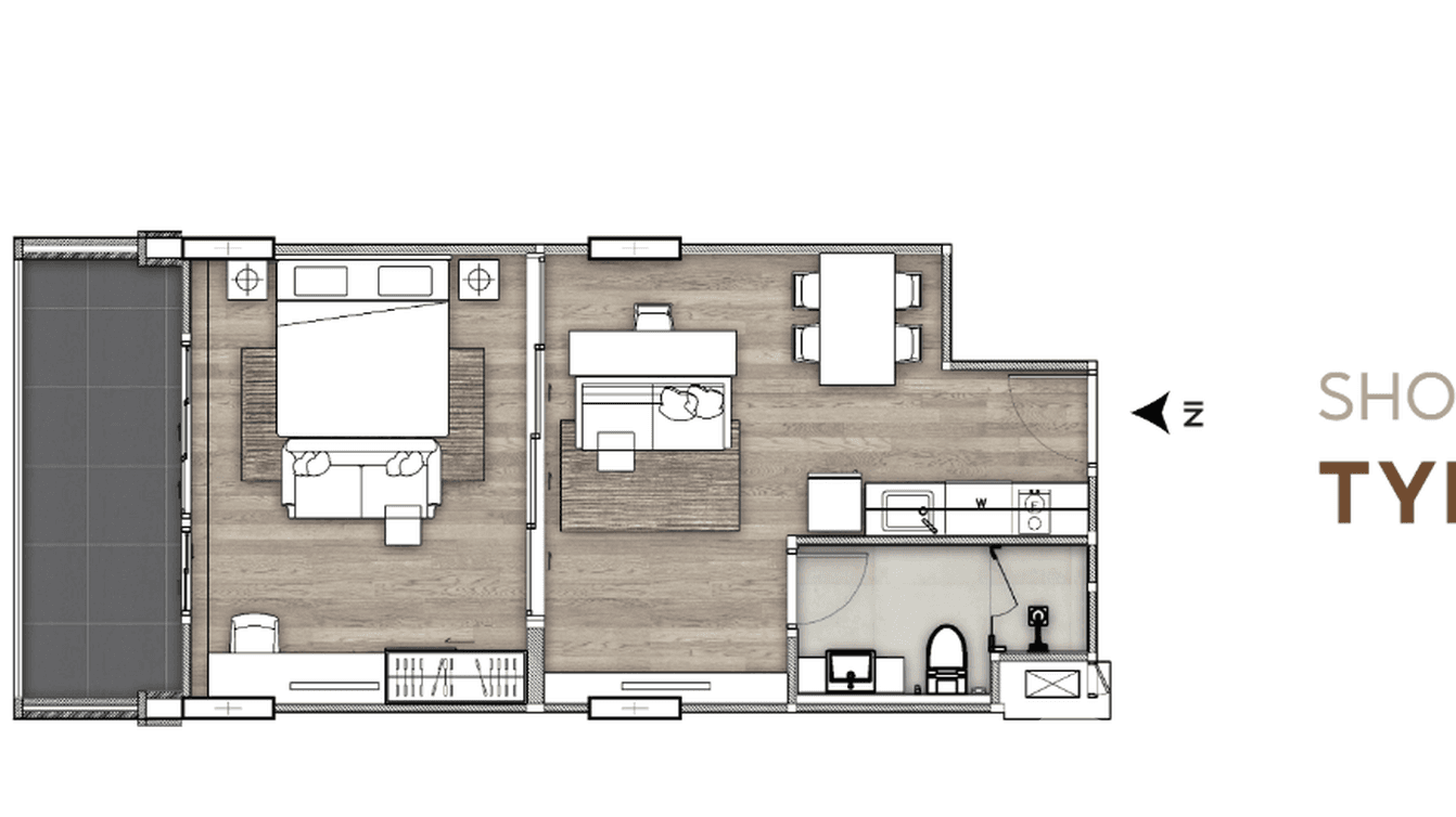 Floor plan 26 for 1BR