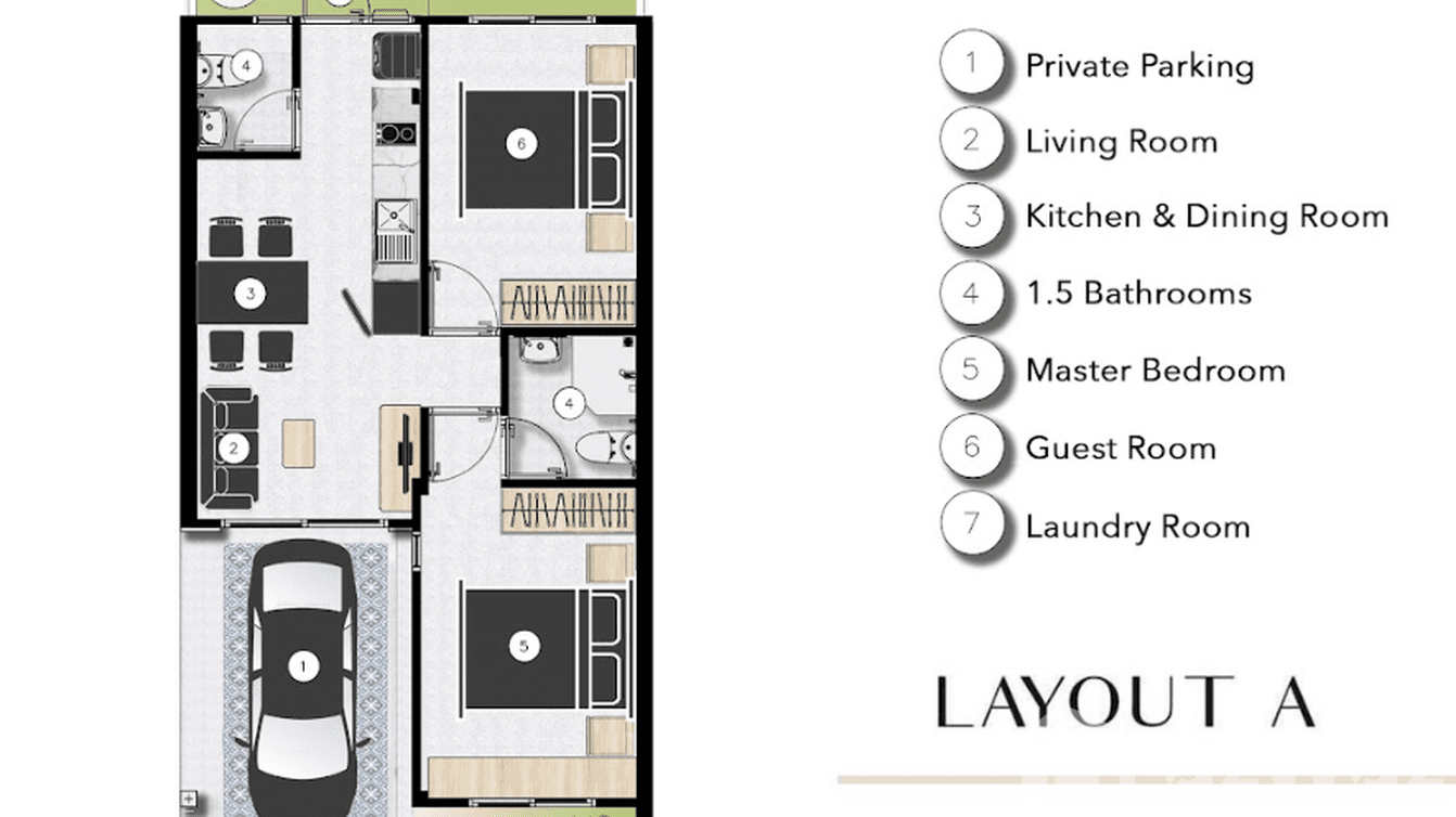 Floor plan 15 for Type A