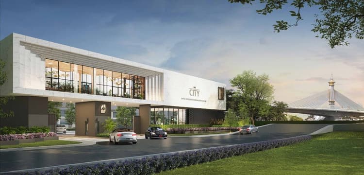 The City Maha Chesadabodindranusorn Bridge main view