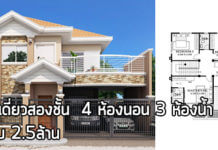 แบบบ้านสองชั้นทันสมัย,บ้านเดี่ยวสองชั้น,บ้านเดี่ยว ราคา 2 ล้าน,แบบบ้าน ราคา 2 ล้าน,แบบบ้านสองชั้นฟรี