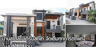 บ้านชั้นเดียวโมเดิร์น,บ้านทรงโมเดิร์น,บ้านราคาไม่เกิน 2 ล้าน,บ้านสไตล์โมเดิร์น,บ้านเดี่ยว ไม่เกิน 2 ล้าน,แบบบ้านยกพื้น