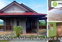 บ้านร่วมสมัย,บ้านสไตล์ร่วมสมัย,แบบบ้านร่วมสมัย,บ้านชั้นเดียวราคา 8 แสน,แบบบ้านราคาไม่เกิน 8 แสน